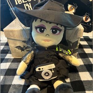 Beetlejuice Lydia Doll Soft Body Collectable Black Gothic Dress NWT